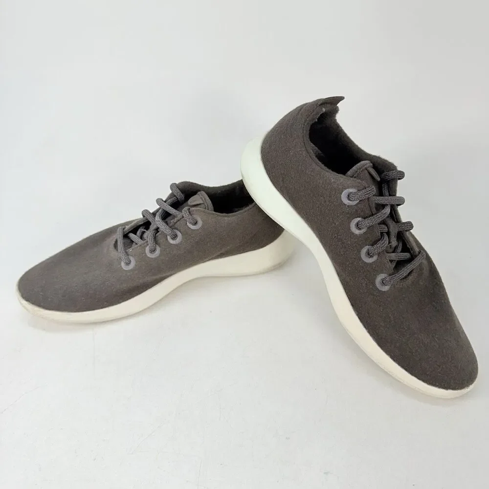 Allbirds Wool Runners Womans 9 Comfort Sneaker Shoes Merino Gray Brown